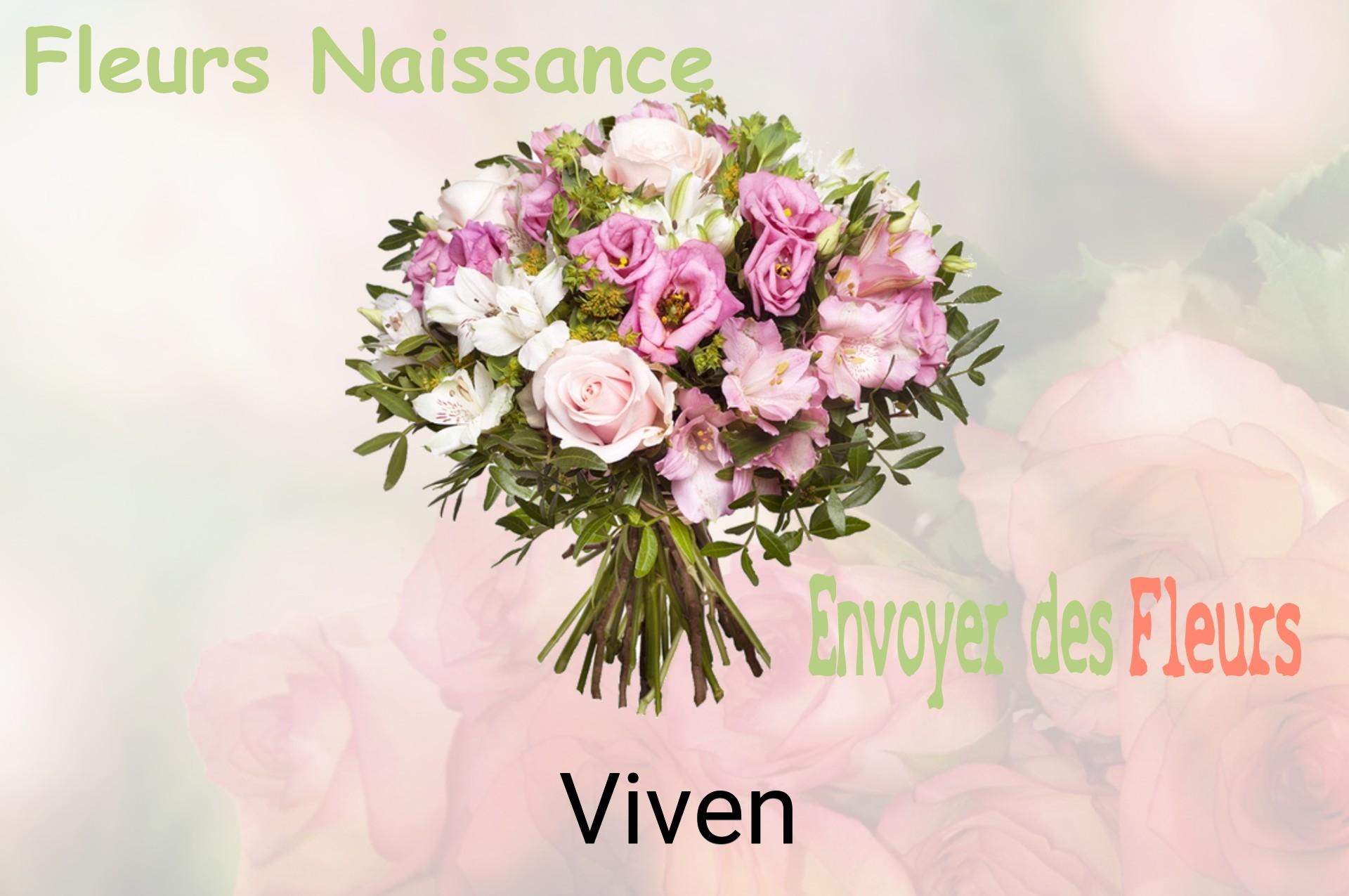 Bouquet de fleurs de naissance livré à Viven